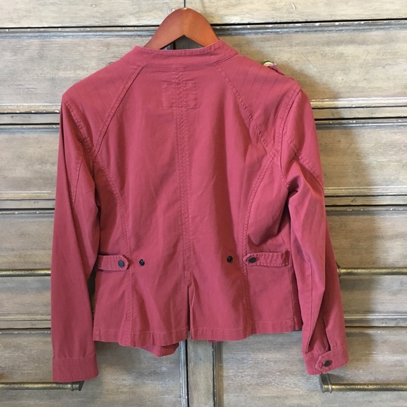 Sanctuary Burnt Red Moto Jacket - Picture 2 of 6